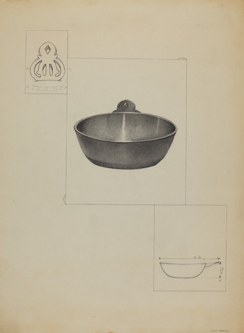 Louis Annino - Pewter Porringer