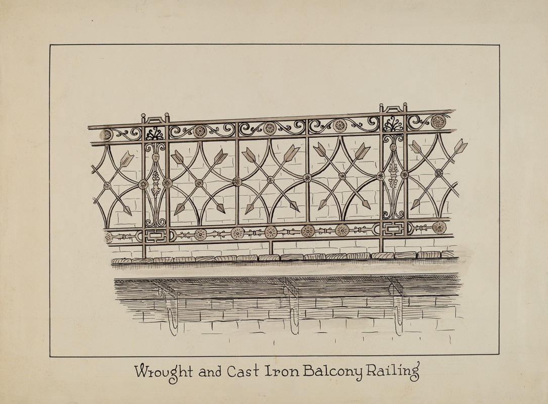 Lucien Verbeke - Balcony Railing