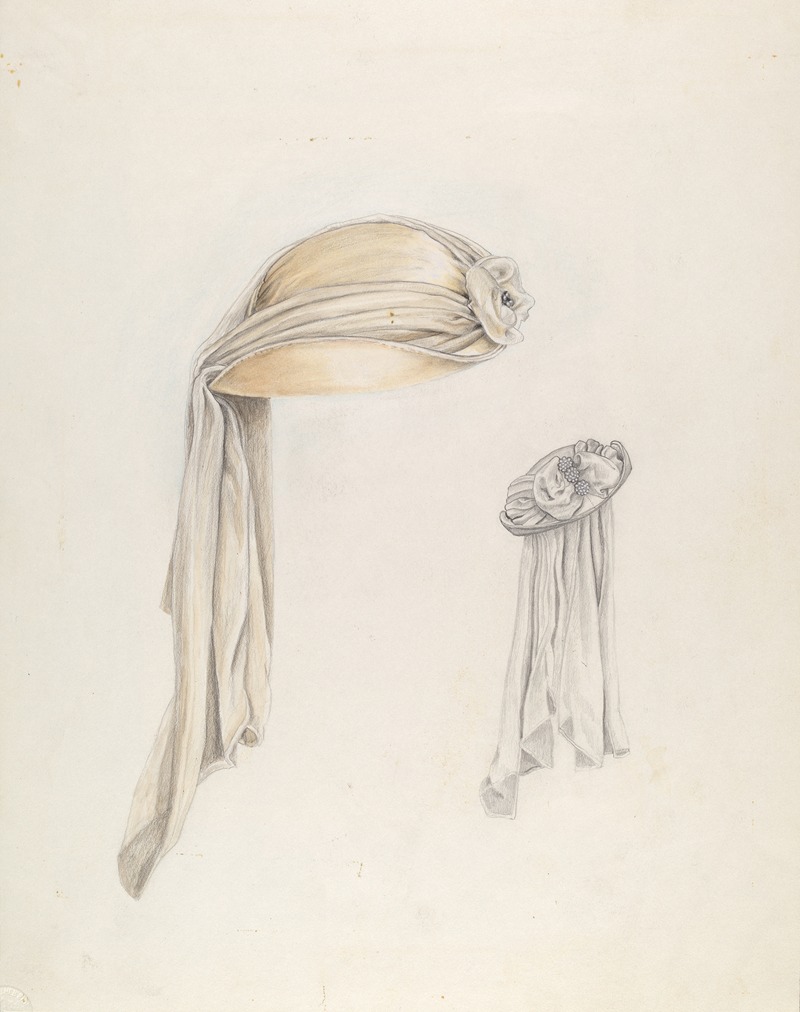 Lucien Verbeke - White Satin Hat