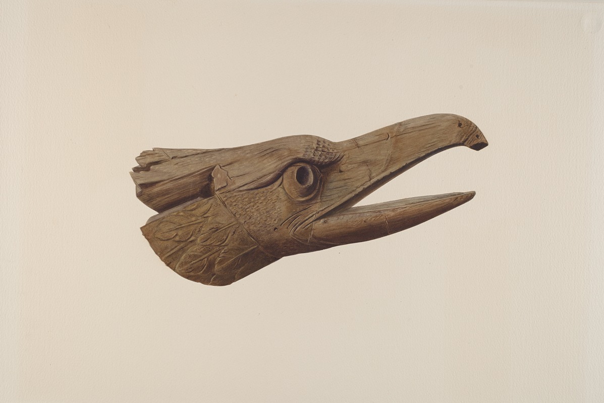 Lucille Chabot - Carved Eagle Head