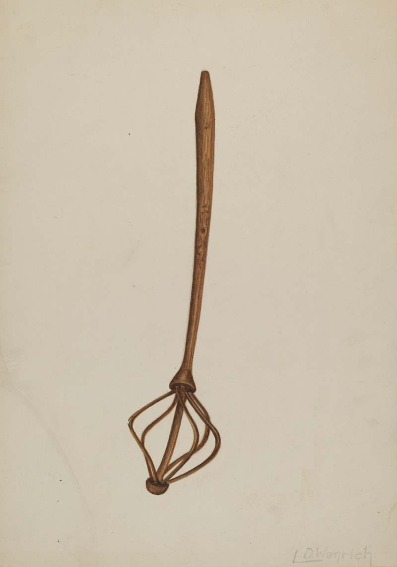 Luther D. Wenrich - Wooden Egg Beater