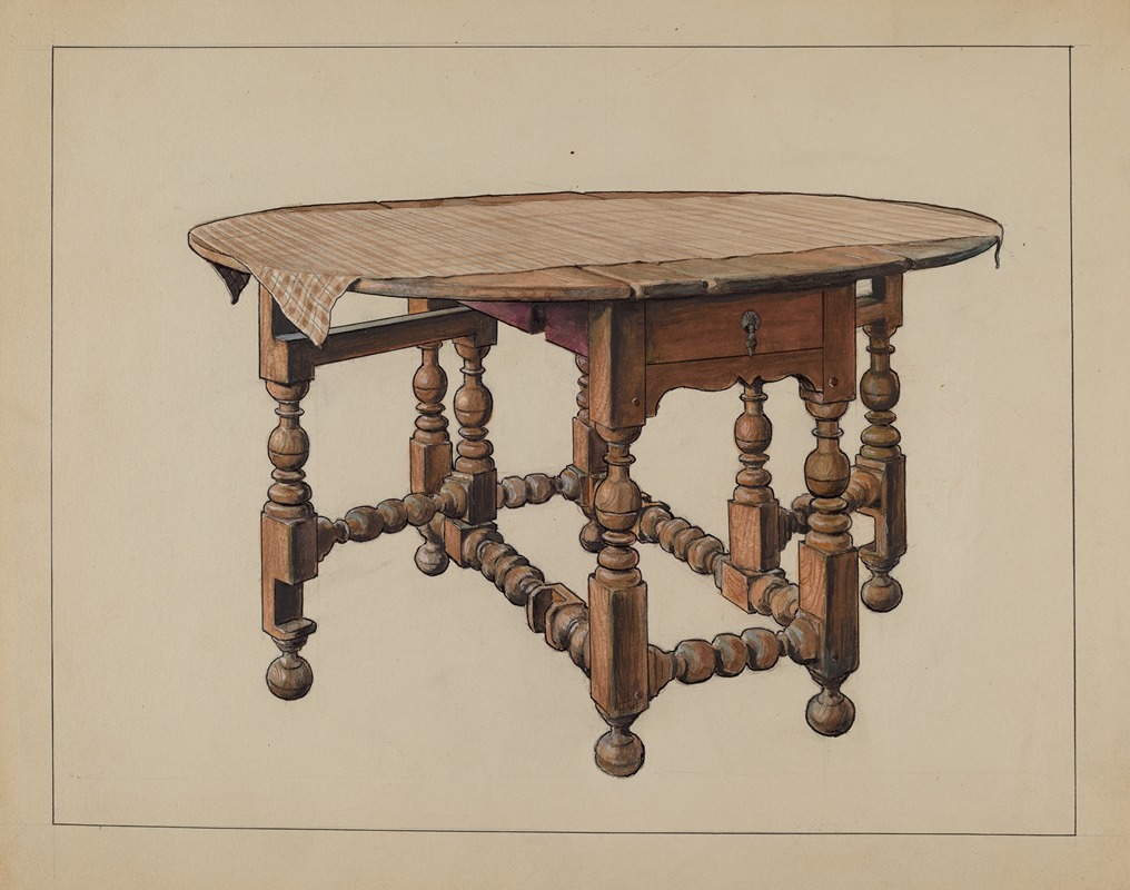 M. Rosenshield-von-Paulin - Gate-leg Table