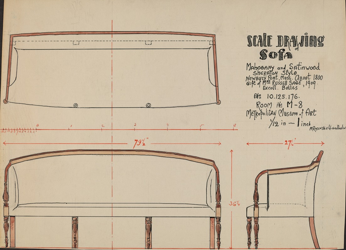 M. Rosenshield-von-Paulin - Sofa