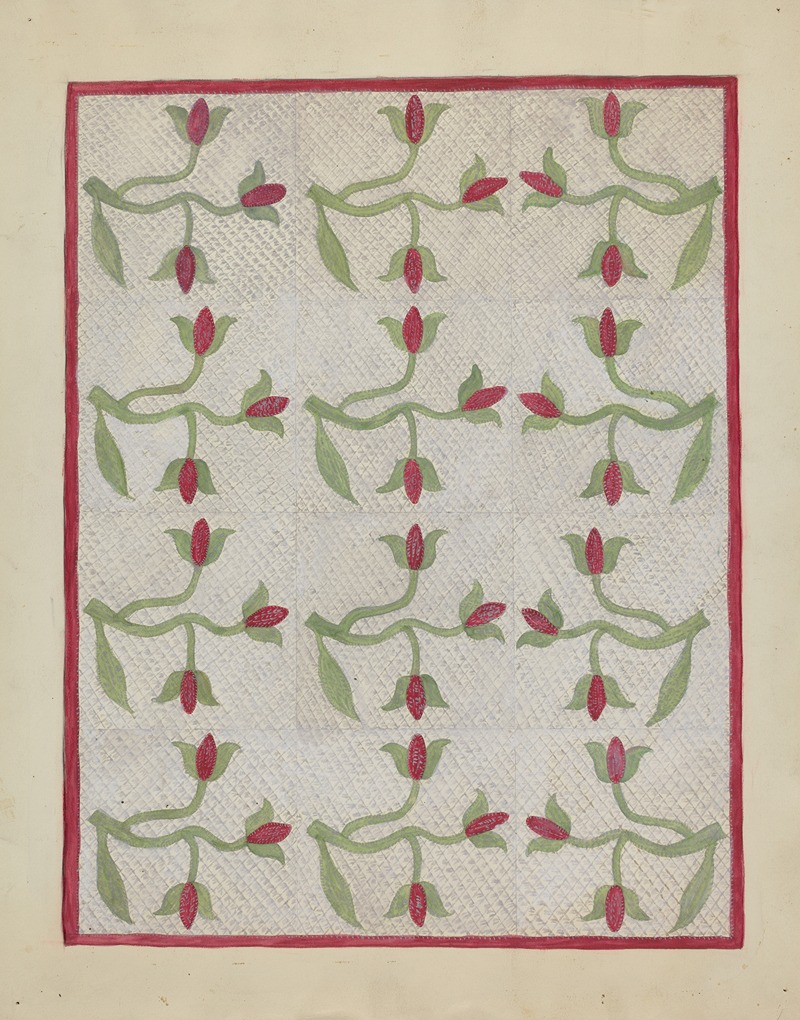 Mabel Ritter - Tulip Pattern Quilt