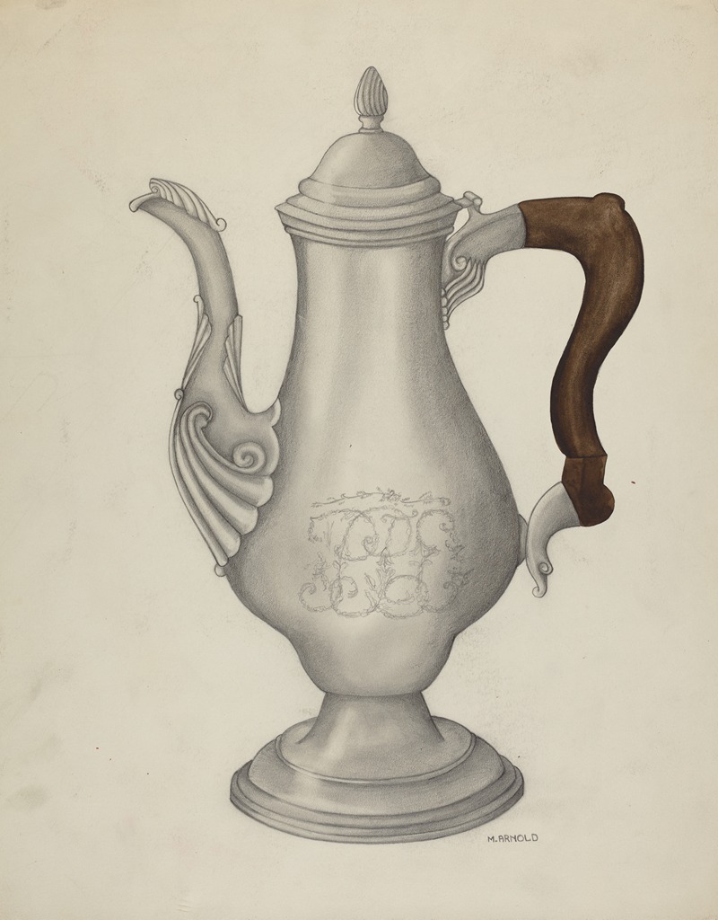 Madeline Arnold - Silver Coffee Pot