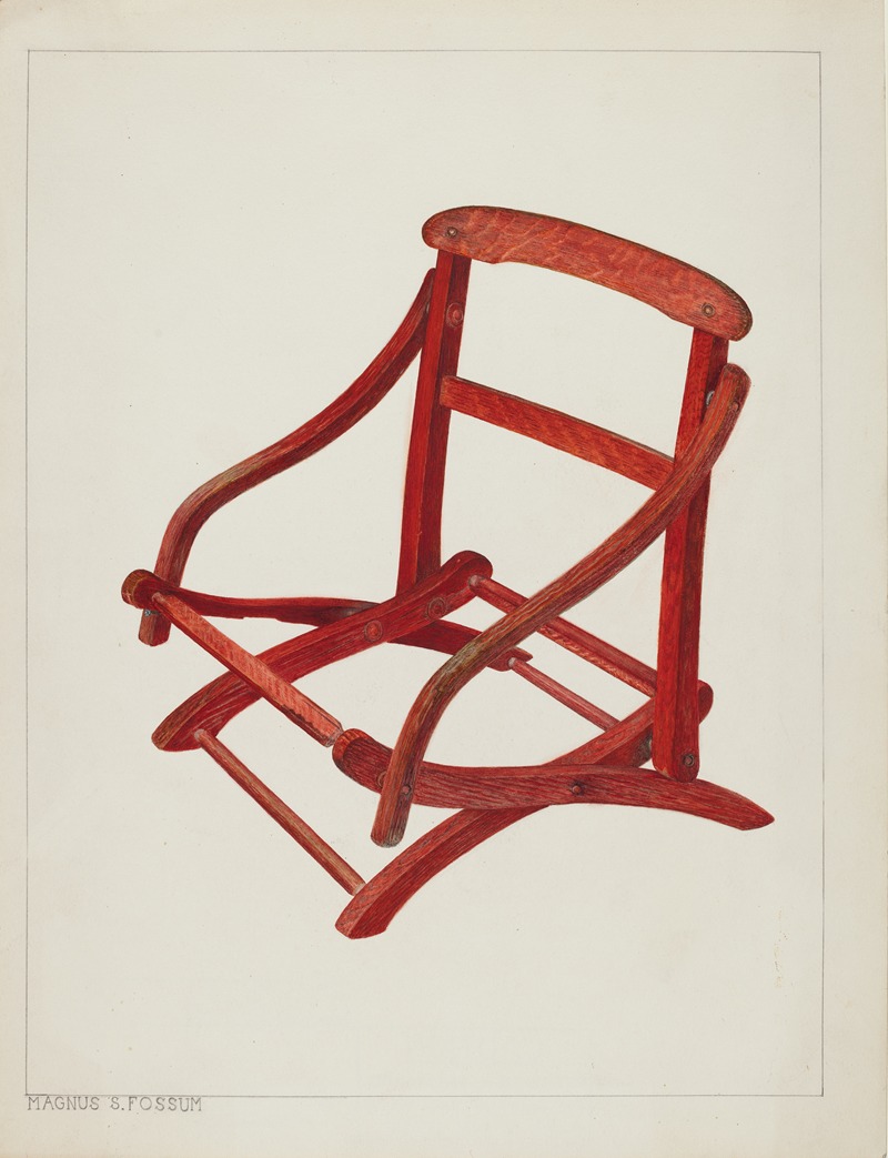 Magnus S. Fossum - Child’s Folding Chair