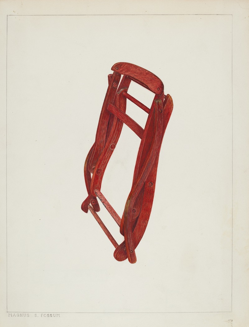 Magnus S. Fossum - Child’s Folding Chair