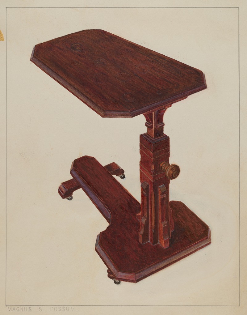 Magnus S. Fossum - Invalid Bedside Table