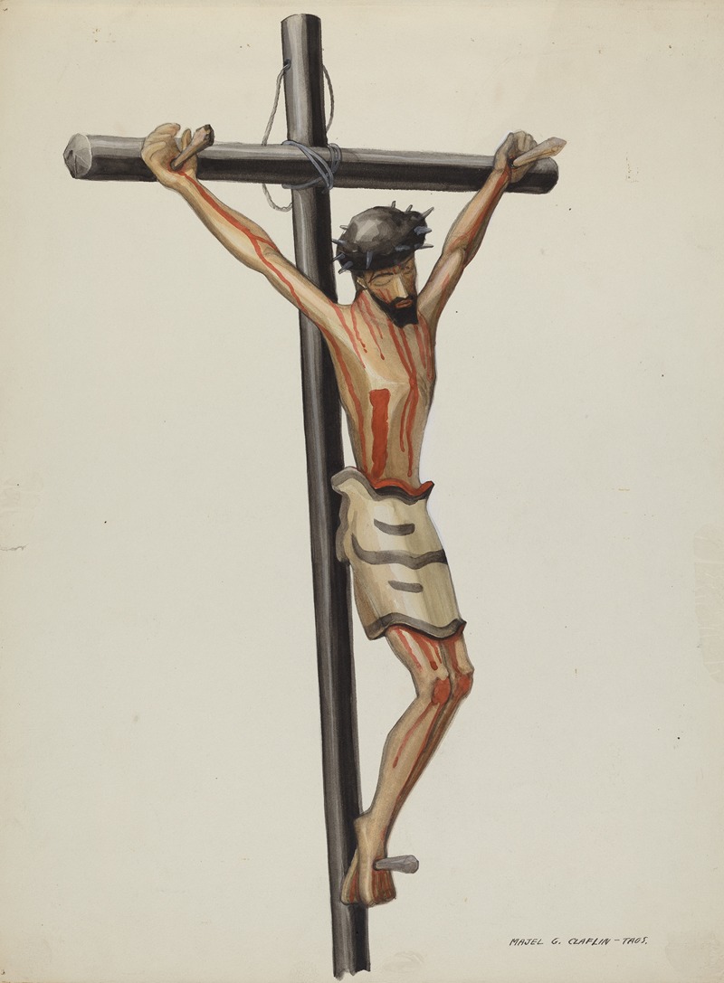 Majel G. Claflin - Bulto, Crucifix