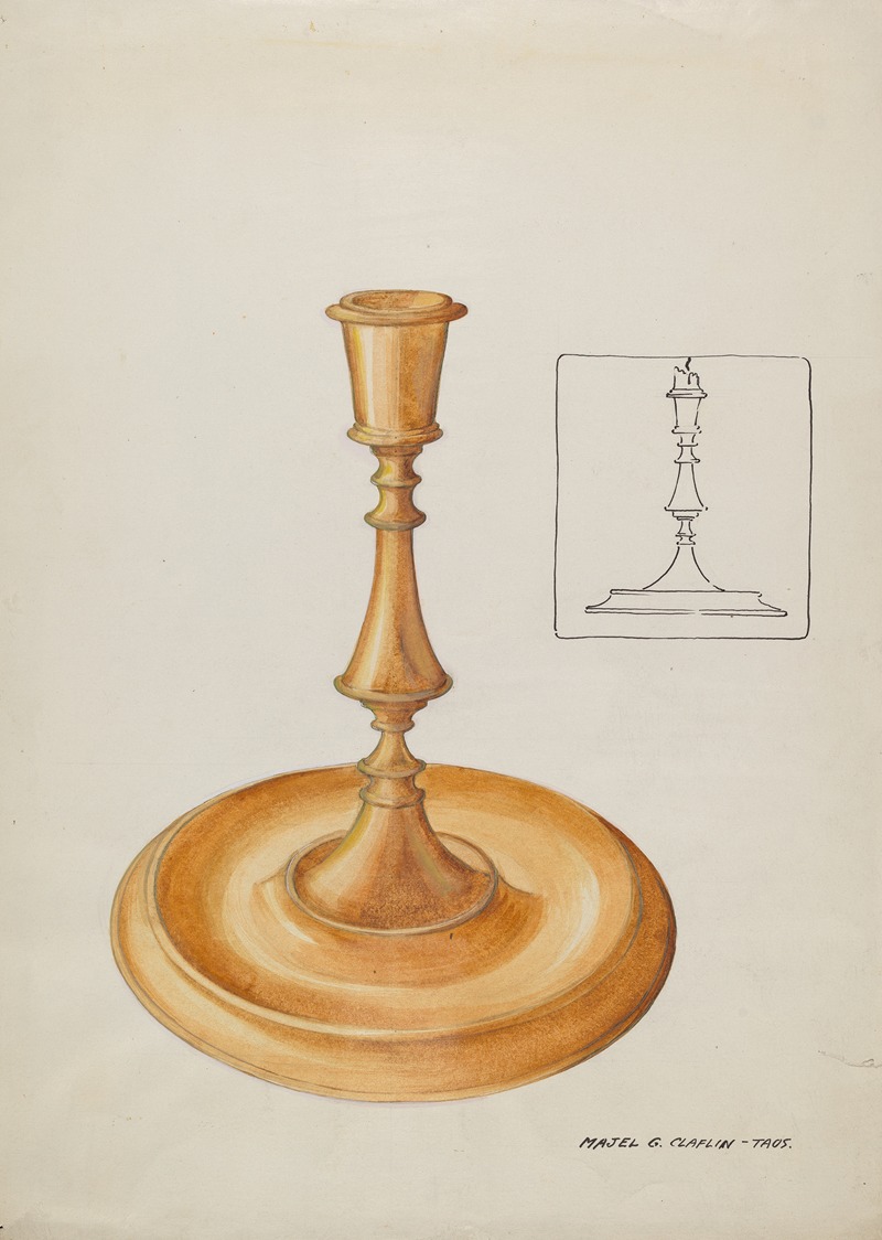 Majel G. Claflin - Candlestick