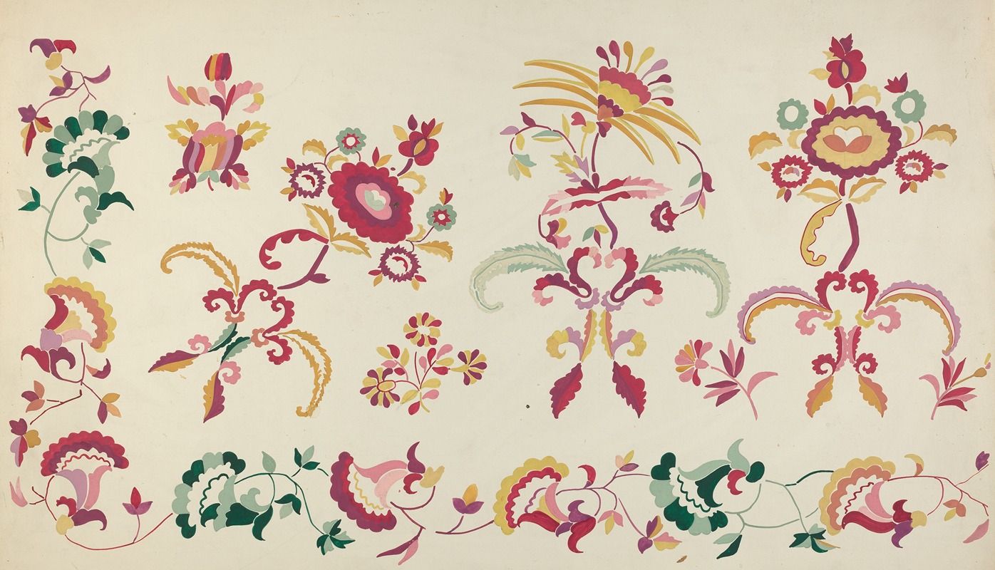 Majel G. Claflin - Embroidery from Bedspread