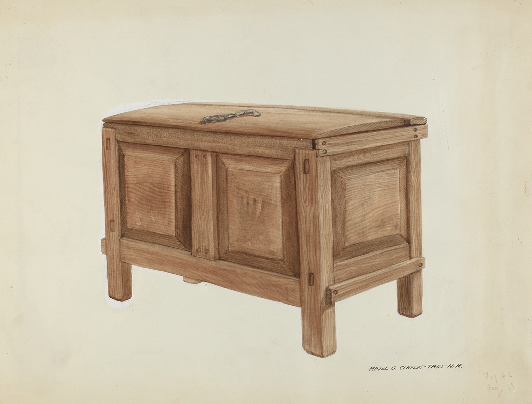 Majel G. Claflin - Grain Chest