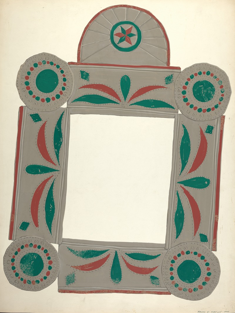 Majel G. Claflin - Lockwood Painted Mirror