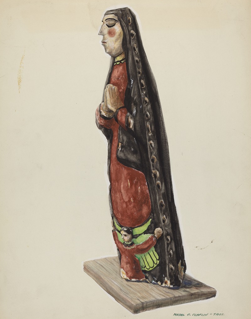 Majel G. Claflin - Our Lady of Guadalupe (Bulto)