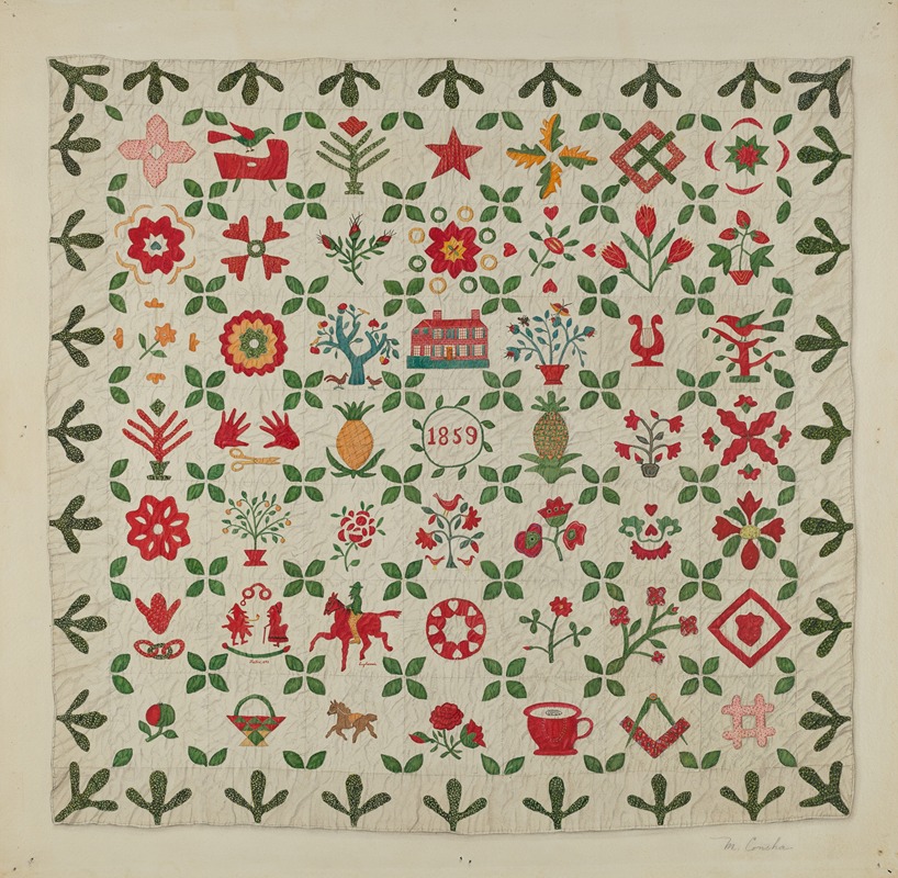 Margaret Concha - Applique Quilt