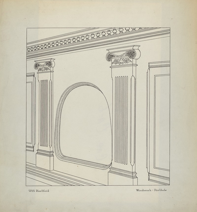 Margaret Gordon - Porthole and Woodwork Detail