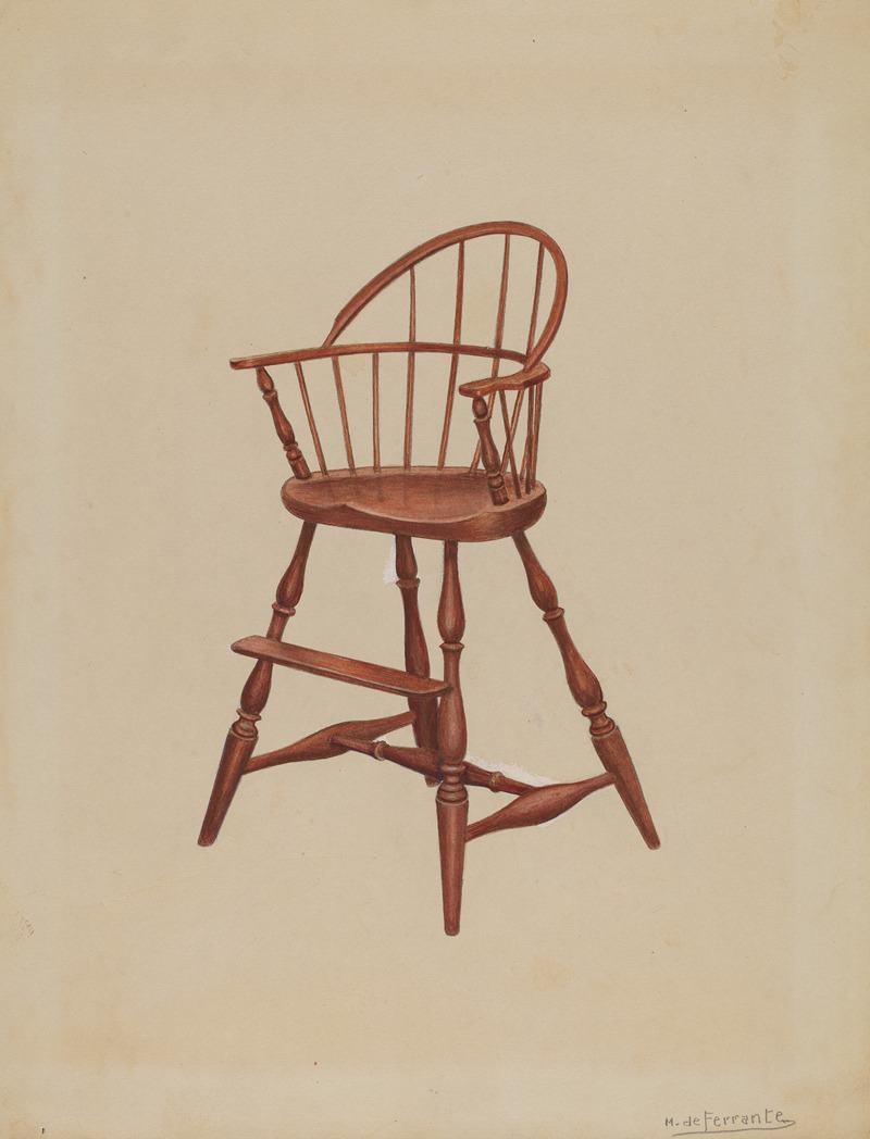 Mario De Ferrante - Infant’s High Chair