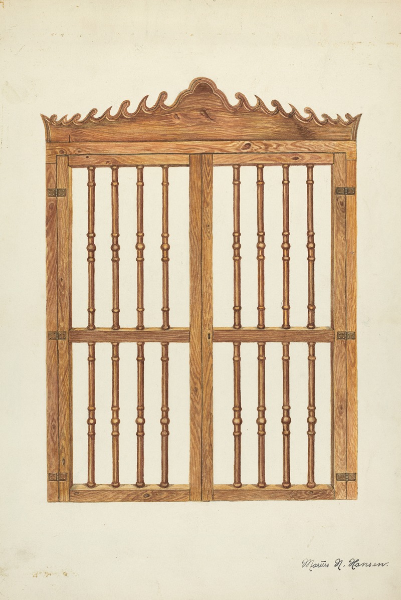 Marius Hansen - Grille Doors of Wood