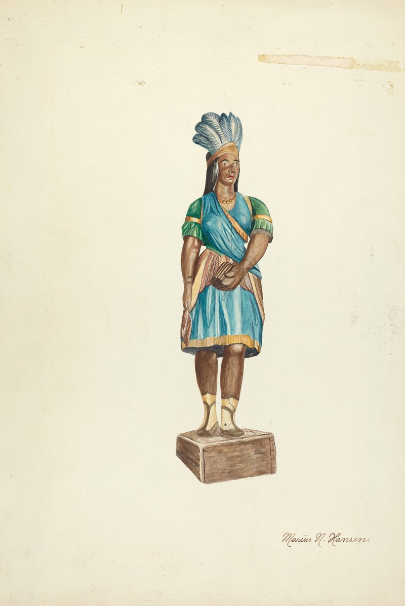 Marius Hansen - Wooden Indian (Female)