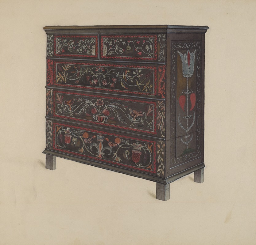 Martin Partyka - Guilford Painted Chest