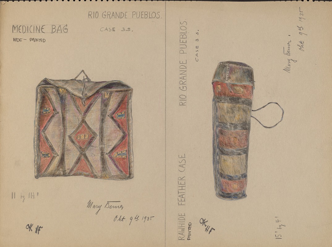 Mary Berner - Medicine Bag and Feather Case