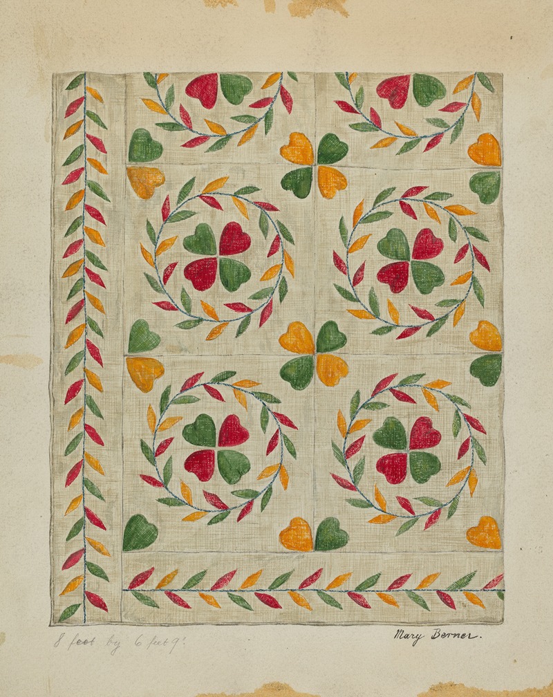 Mary Berner - Quilt (Applique)