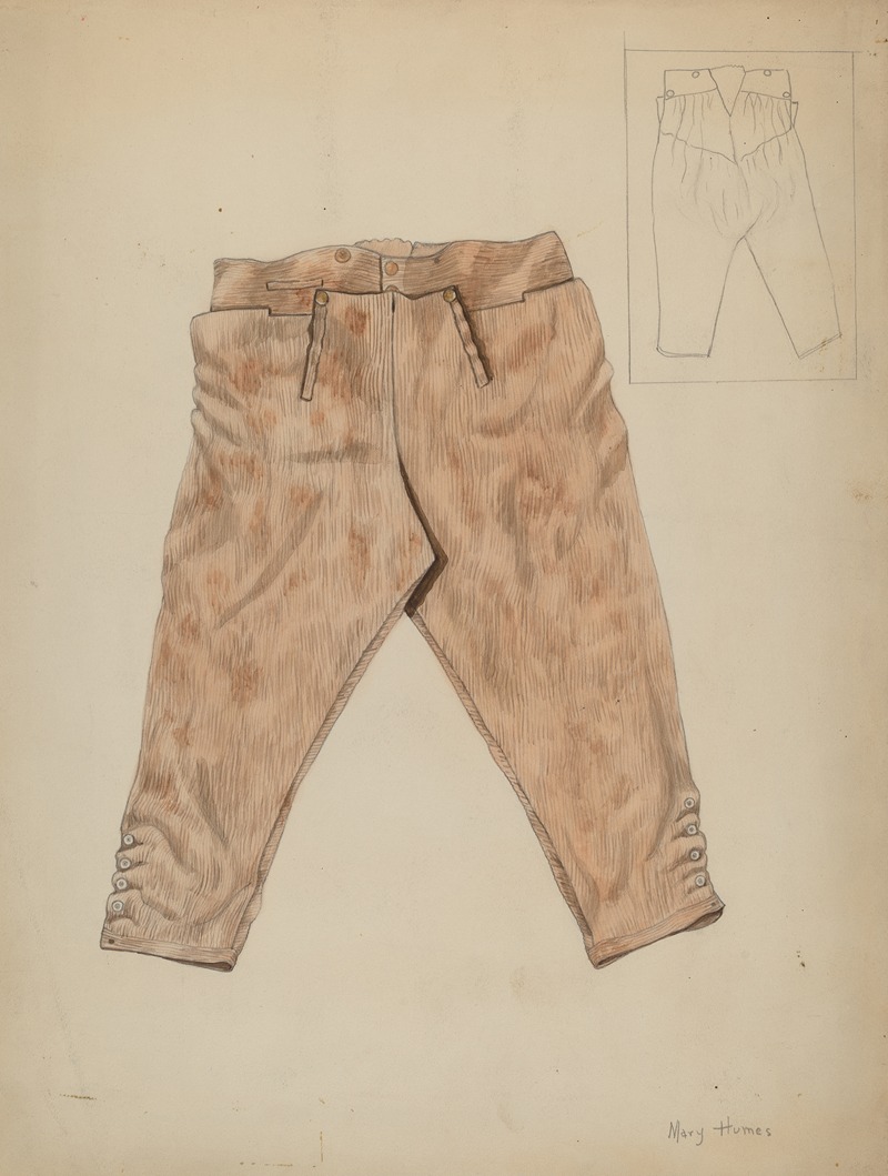 Mary E. Humes - Hunting Trousers
