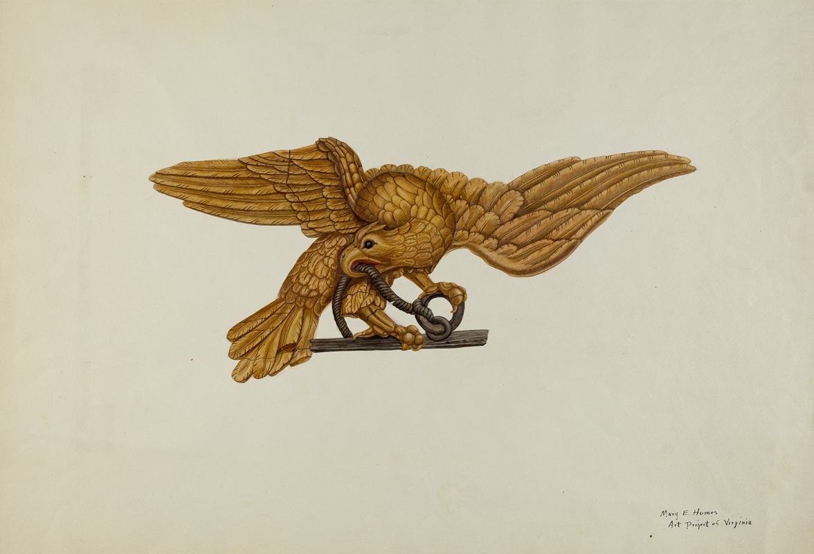 Mary E. Humes - Stern Piece – Eagle