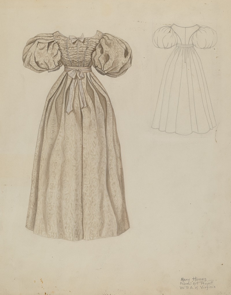 Mary E. Humes - Wedding Dress