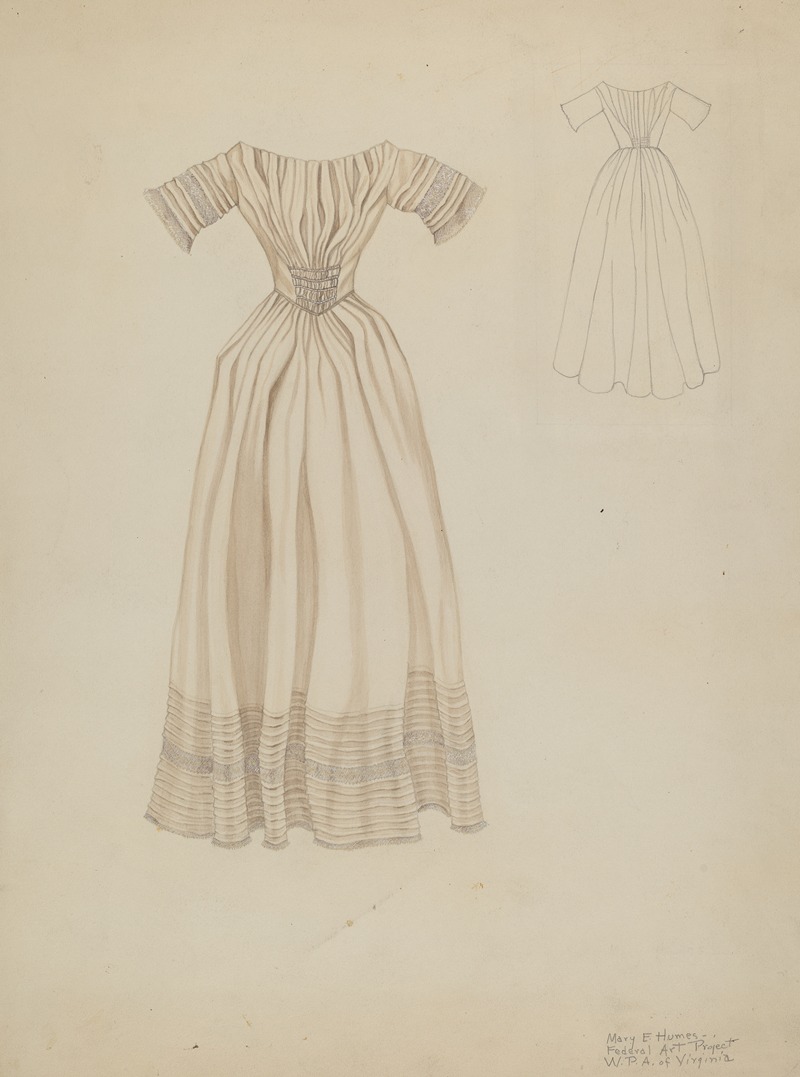 Mary E. Humes - Wedding Dress