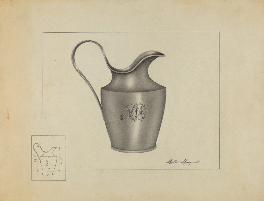 Matthew Mangiacotti - Silver Creamer