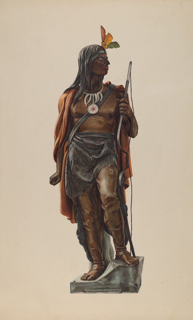 Maurice Van Felix - Cigar Store Indian