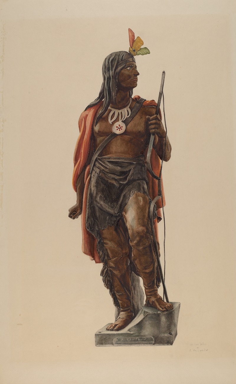 Maurice Van Felix - Cigar Store Indian