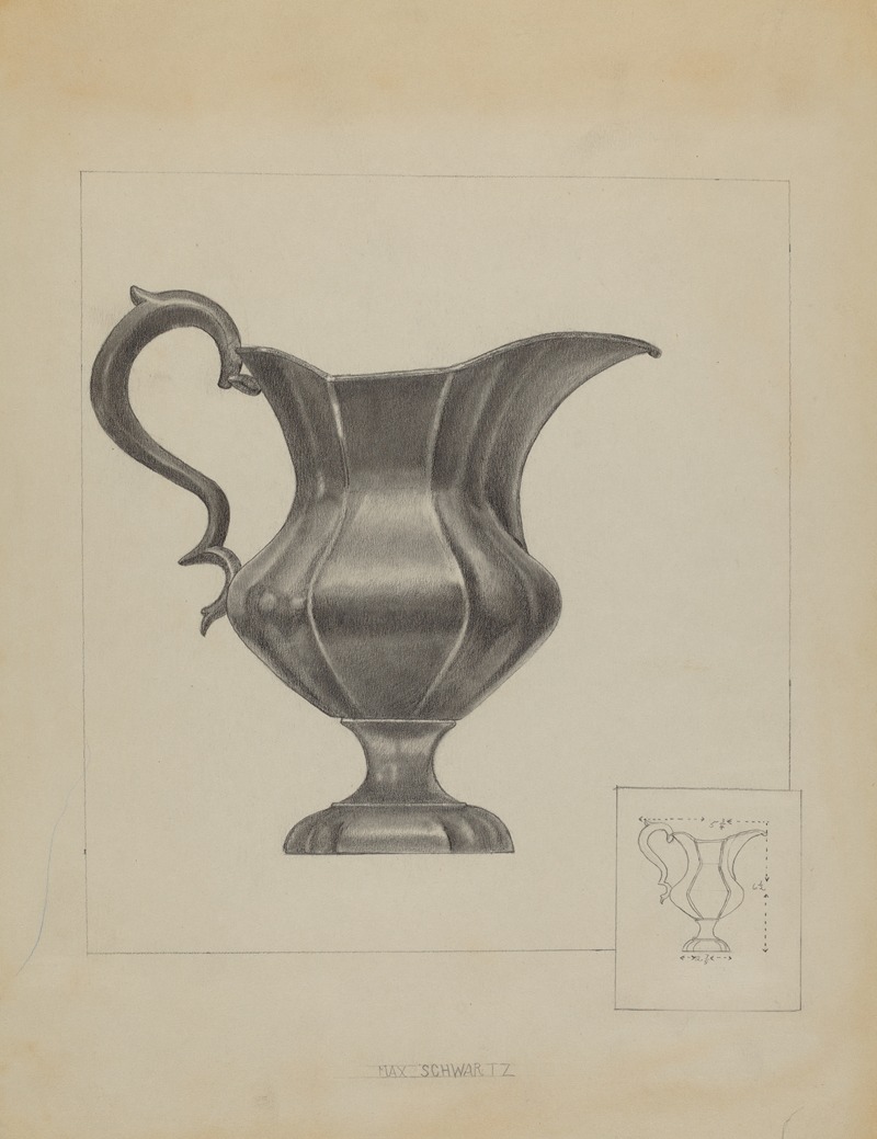 Max Schwartz - Pewter Pitcher