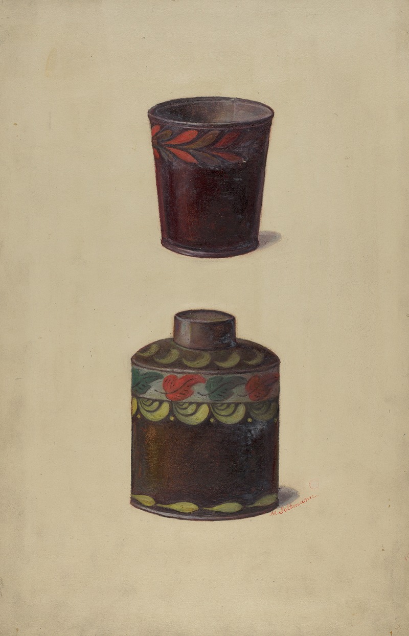 Max Soltmann - Toleware Tin Cannister