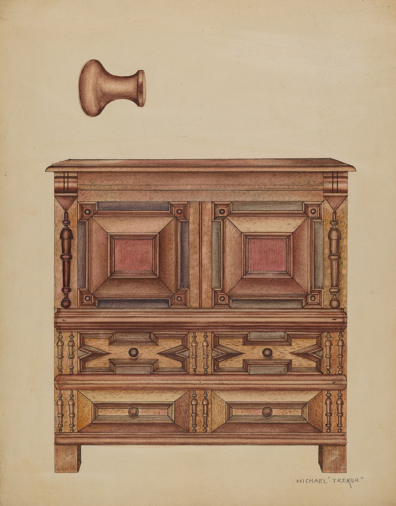 Michael Trekur - Chest (with two drawers)