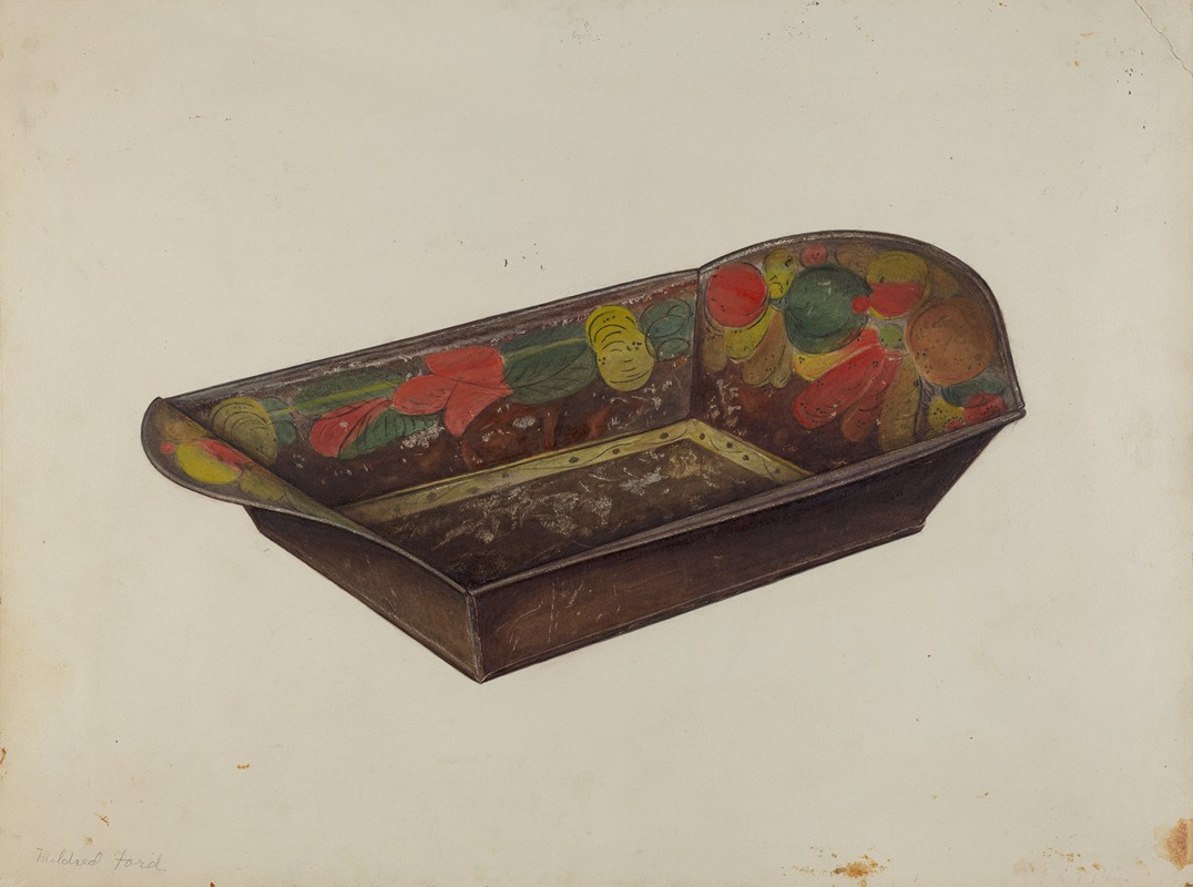 Mildred Ford - Toleware Bread Tray