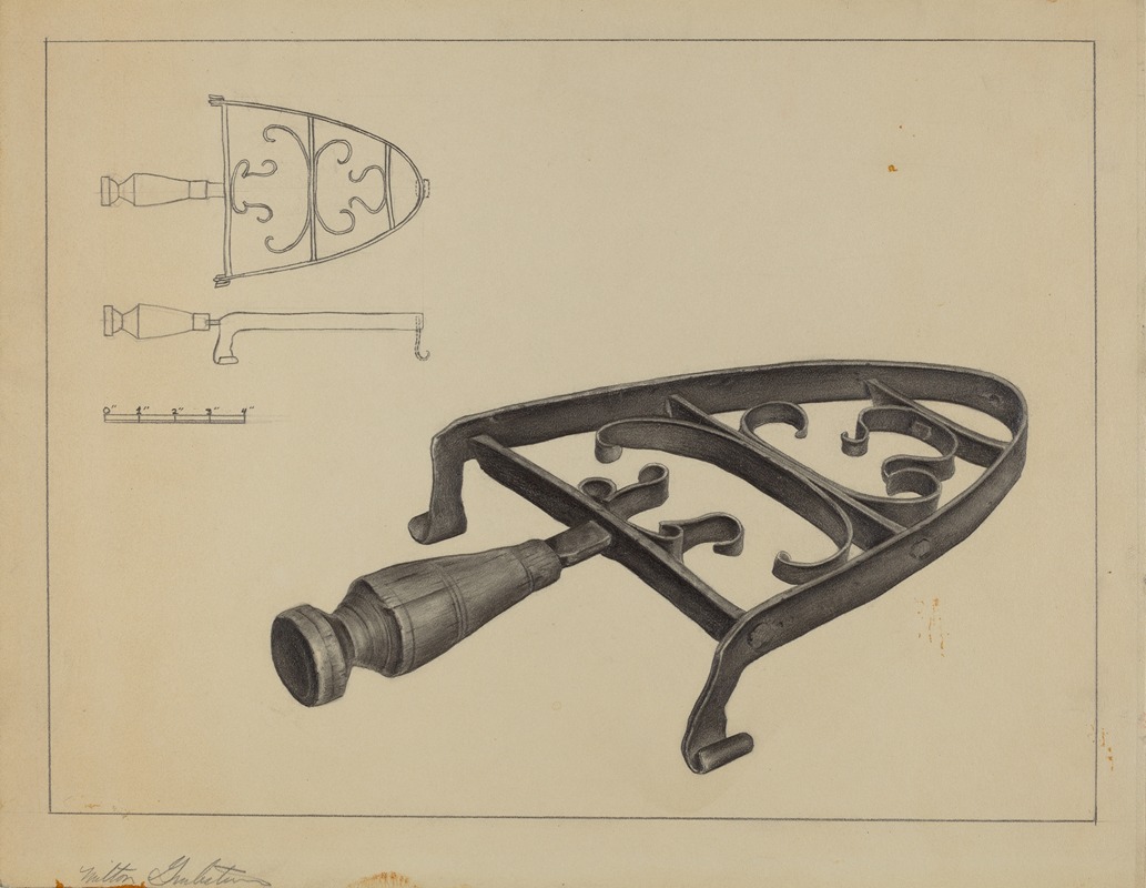 Milton Grubstein - Pa. German Flat-iron Stand