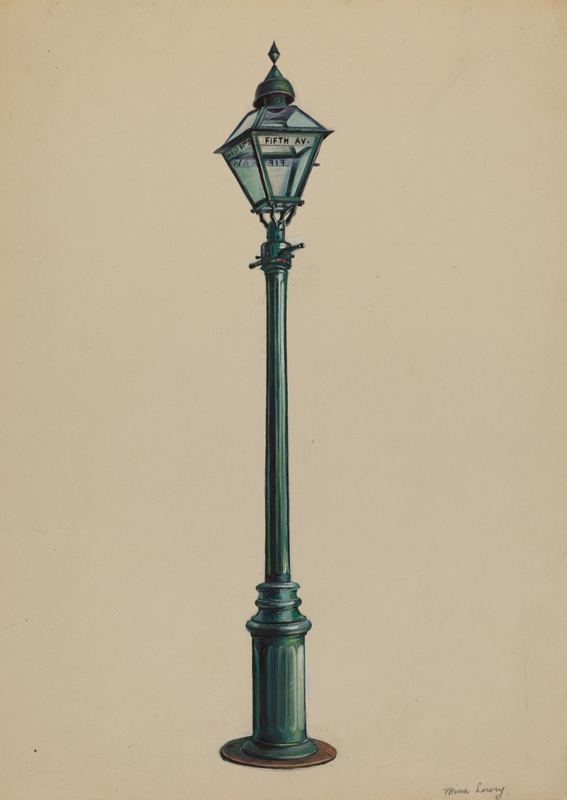 Mina Lowry - Gas Street Lamp