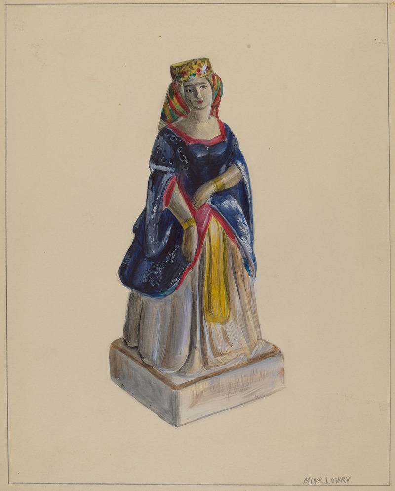 Mina Lowry - Statuette (Queen Victoria)