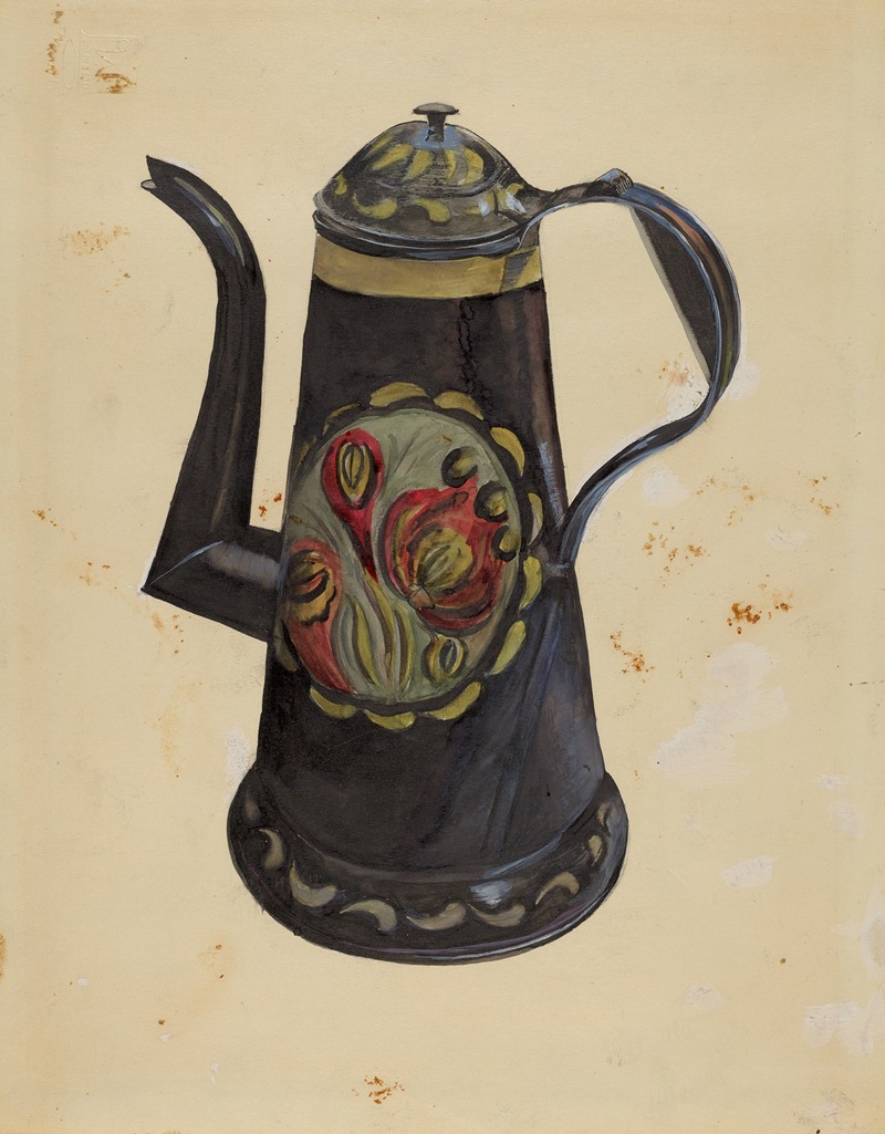 Mina Lowry - Toleware Coffee Pot