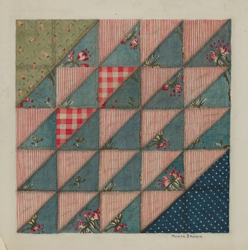 Mona Brown - Patchwork Quilt