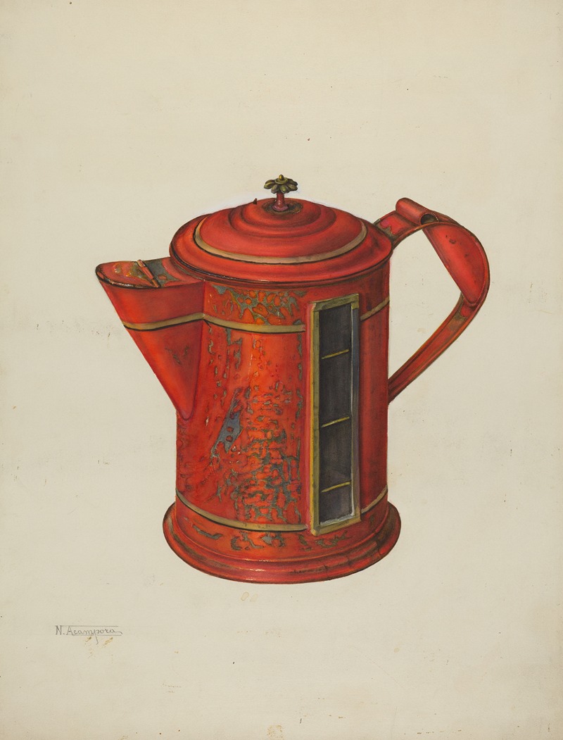 Nicholas Acampora - Toleware Coffee Pot