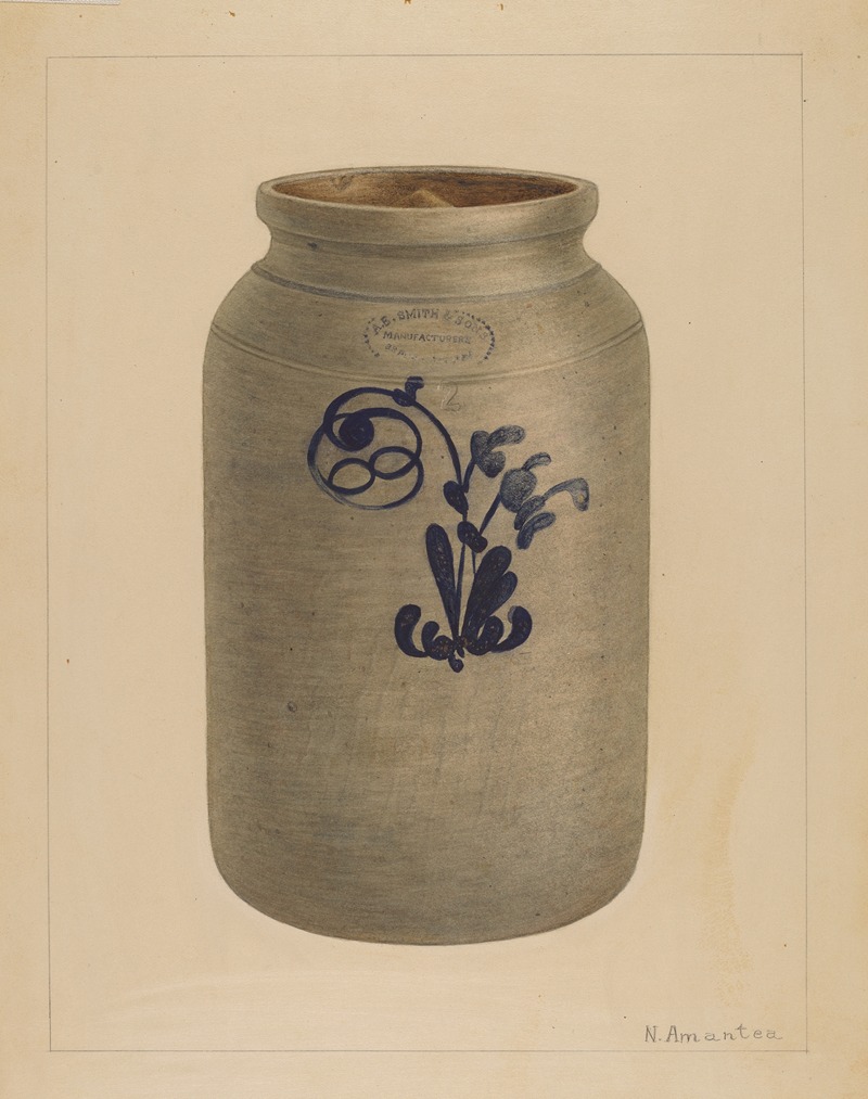 Nicholas Amantea - Cookie Jar with Cover