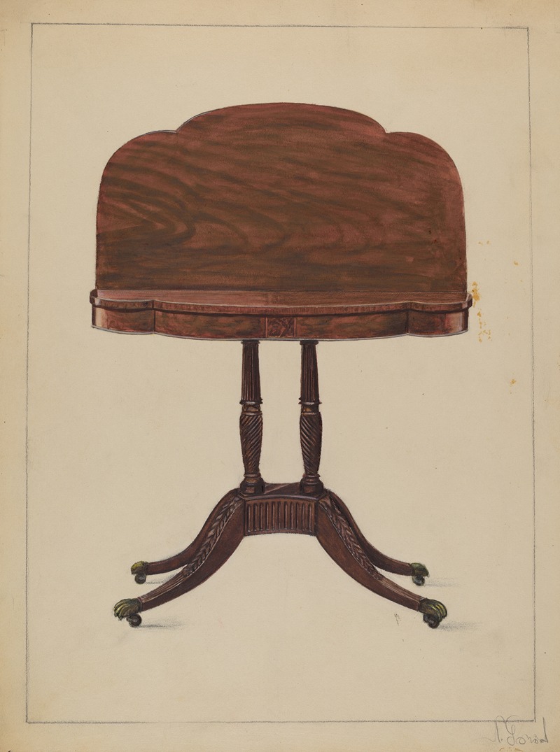 Nicholas Gorid - Table Pedestal