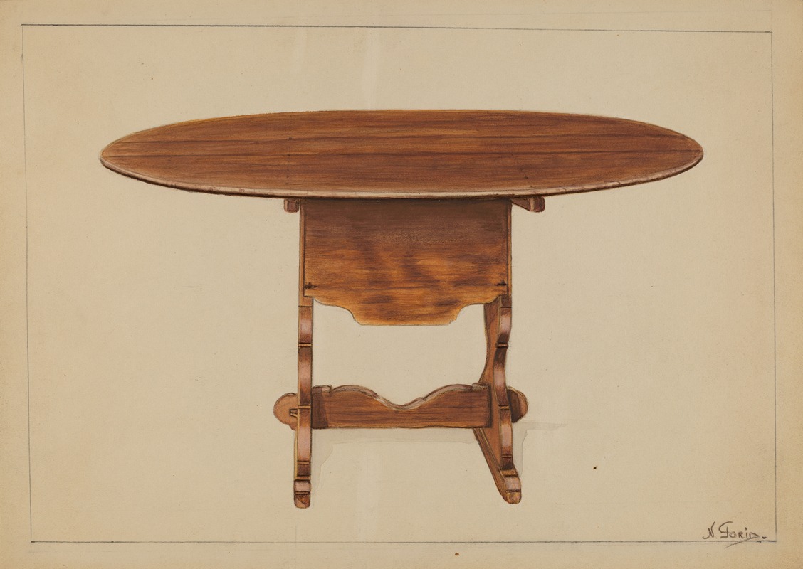 Nicholas Gorid - Tip Table (Hutch)