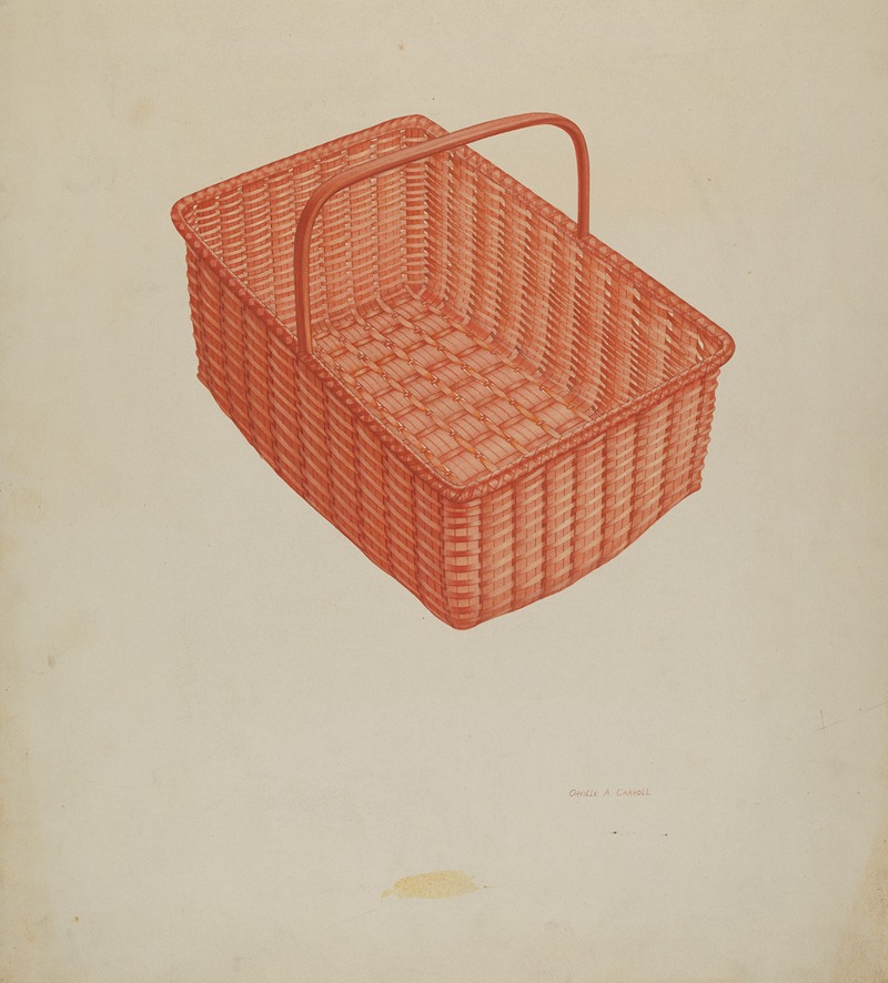 Orville A. Carroll - Shaker Laundry Basket