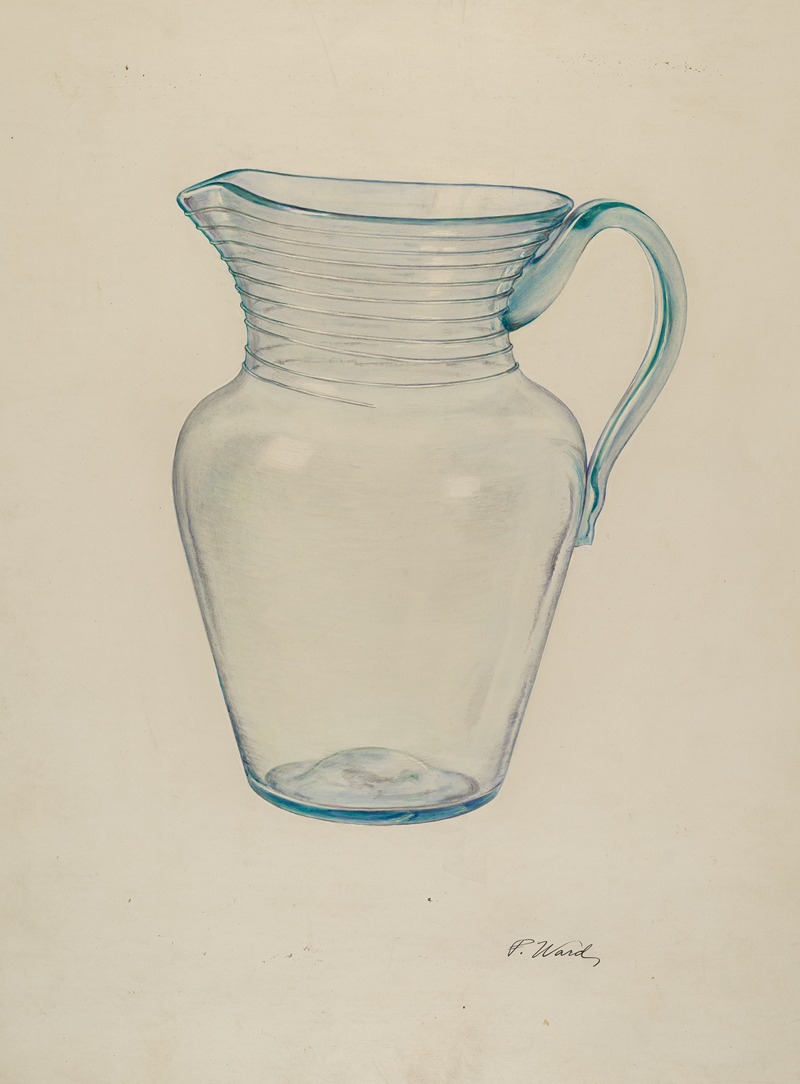 Paul Ward - Glass Water Pitcher