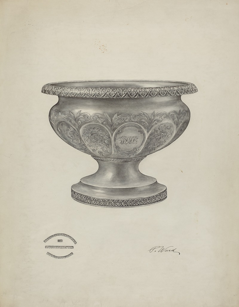 Paul Ward - Silver Christening Bowl