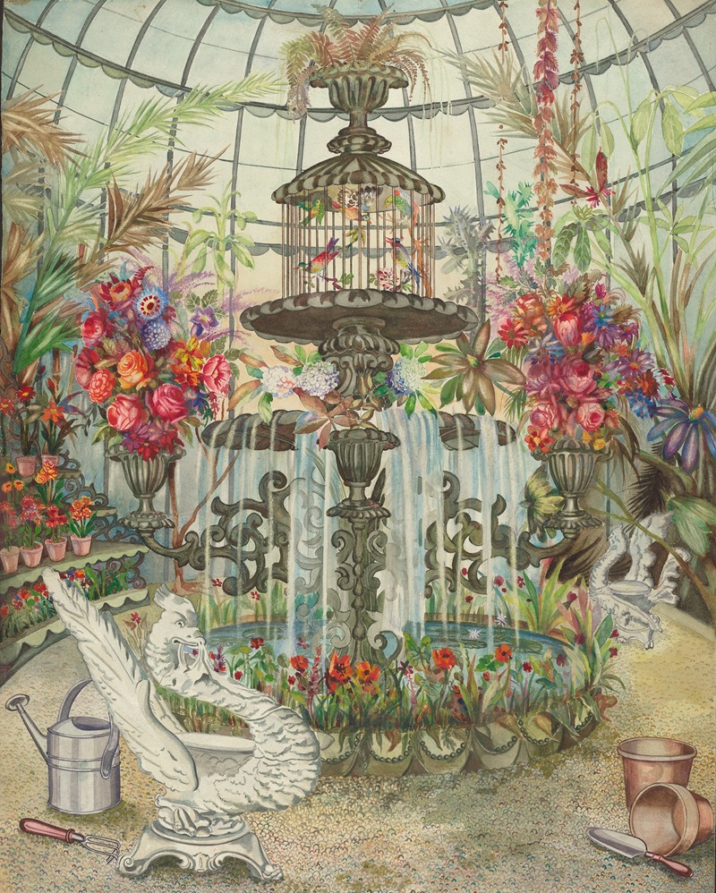 Perkins Harnly - Conservatory Fountain